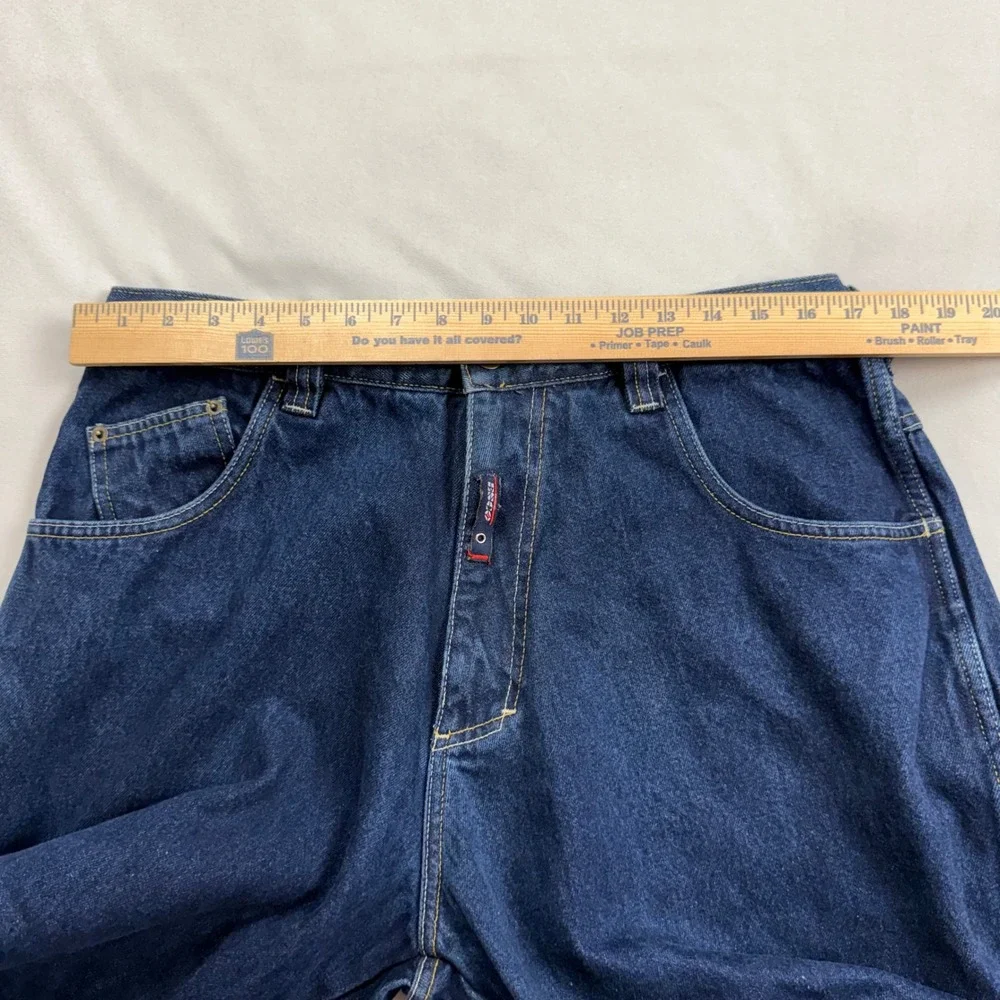 VTG Willie Esco Duns 1967 Baggy Wide Leg Hip Hop Jeans Mens 36x34 Dark Wash Y2K